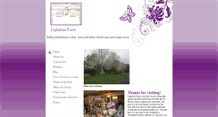 Desktop Screenshot of lightfootfarm.com